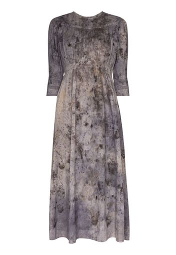 Georgia tie-dye effect lace dress