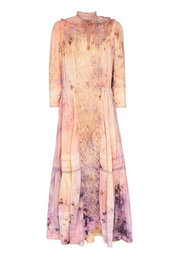 Victoria tie-dye midi dress