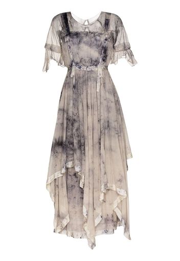 Susanna tie-dye effect cotton maxi dress