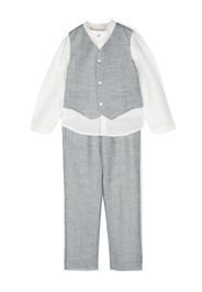 Mimilù three-piece linen suit - Blu