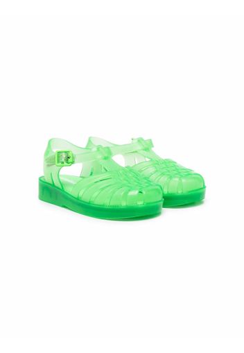 Mini Melissa strap-design sandals - Verde