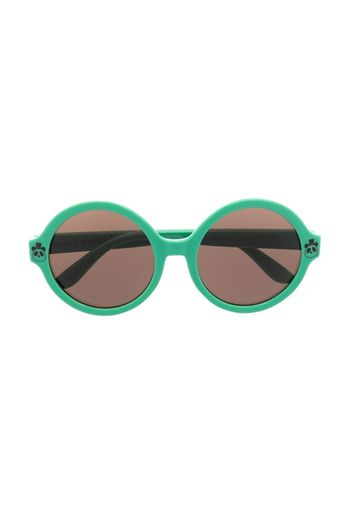 Mini Rodini round-frame sunglasses - Verde