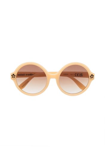 Mini Rodini round-frame tinted-lenses sunglasses - Toni neutri