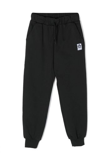 Mini Rodini logo-patch track trousers - Nero