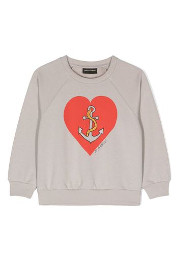 Mini Rodini anchor-print sweatshirt - Grigio