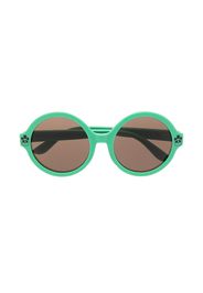Mini Rodini round-frame sunglasses - Verde