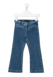 Mini Rodini mid-rise straight jeans - Blu