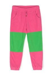 Mini Rodini colour-block fleece track pants - Rosa