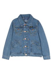 Mini Rodini patch-detail denim jacket - Blu