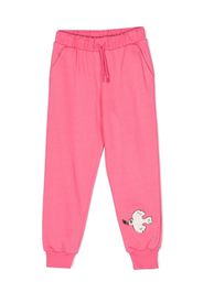 Mini Rodini Pantaloni sportivi con ricamo - Rosa