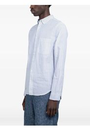 MINIMUM Colt striped seersucker shirt - Blu
