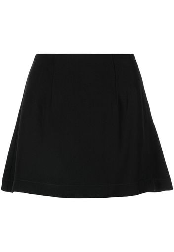 Mirror Palais heart-pocket mini skirt - Nero