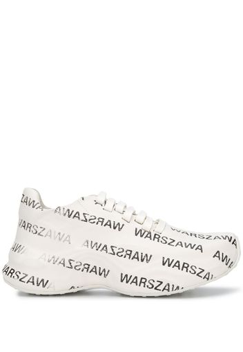 Sneakers Warszawa con stampa