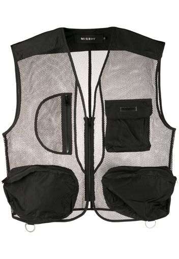 The Transparent mesh vest