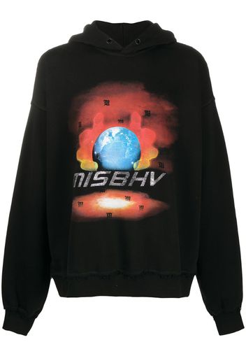 Globe Crystals hoodie