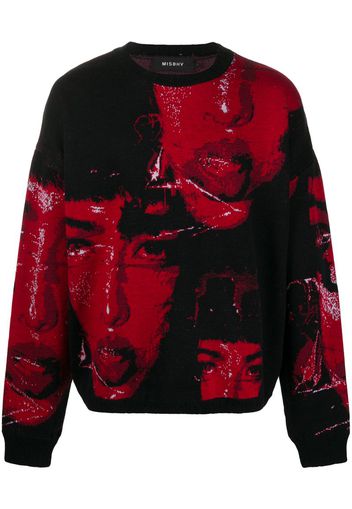 Kozue all-over graphic print jumper