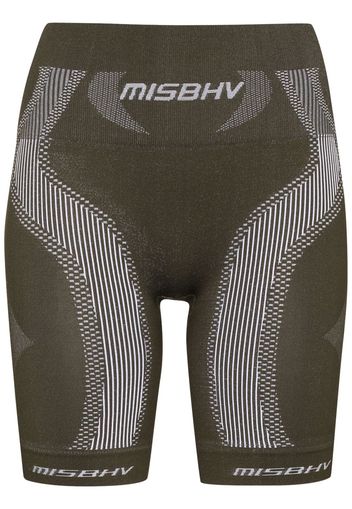 MISBHV knee-length biker shorts - Verde