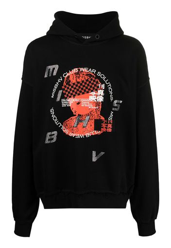 MISBHV graphic print hoodie - Nero