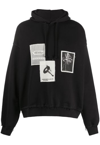 MISBHV Recordings graphic print hoodie - Nero