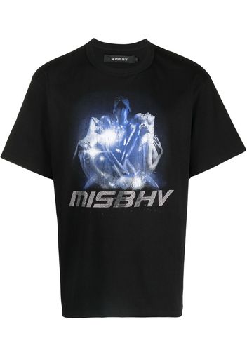 MISBHV T-shirt con stampa - Nero