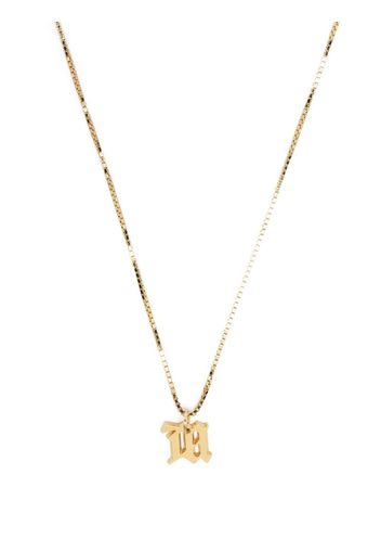 MISBHV letter charm necklace - Oro