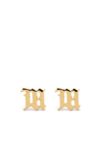 MISBHV monogram logo earrings - Oro