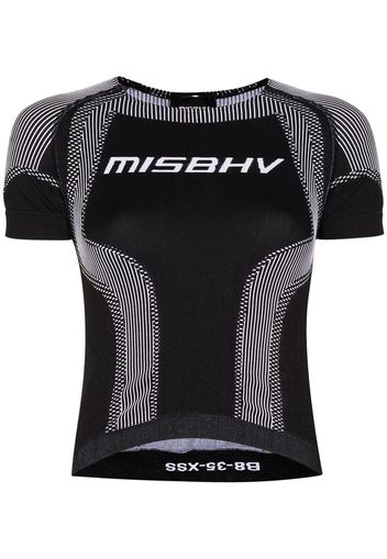 MISBHV Sport Active seamless logo top - Nero