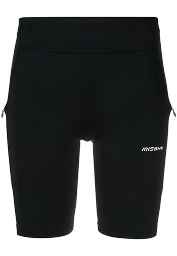 MISBHV tribal-graphic cycling shorts - Nero