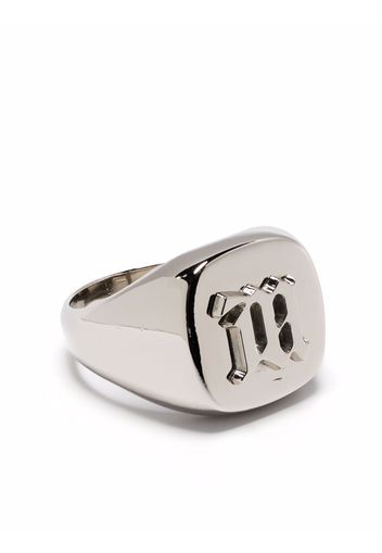 MISBHV sterling silver monogram ring - Argento