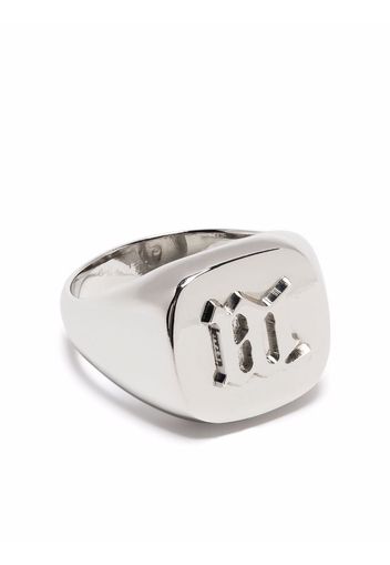 MISBHV Anello con monogramma - Argento