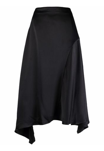 MISBHV asymmetric slip skirt - Nero