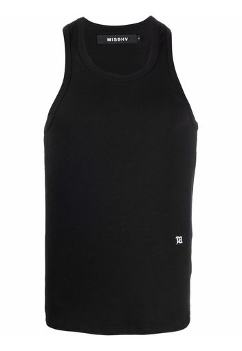 MISBHV logo-embroidered tank top - Nero