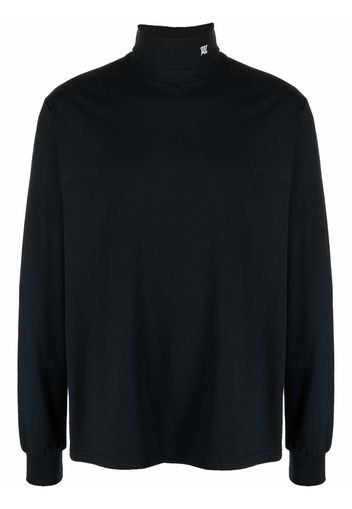 MISBHV logo-embroidered roll-neck jumper - Nero