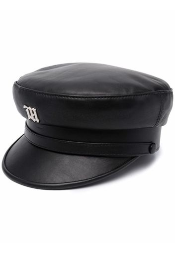 MISBHV Cappello baker boy con placca logo - Nero