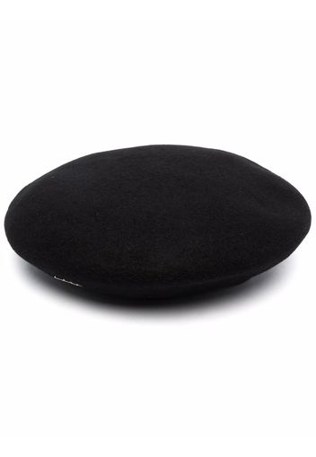 MISBHV flat-peak wool beret - Nero