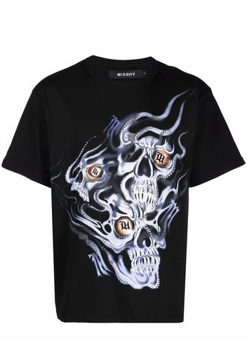 MISBHV Drums of death print T-shirt - Nero