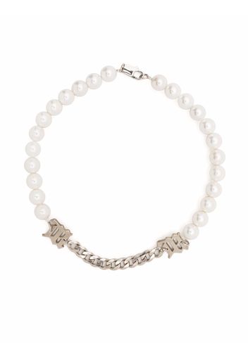 MISBHV M beaded necklace - Bianco