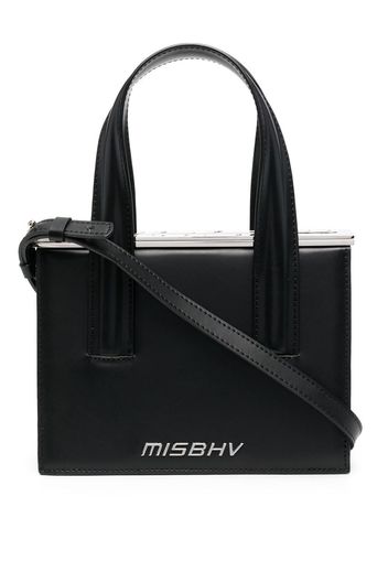 MISBHV Trinity leather handbag - Nero