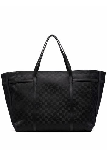 MISBHV jacquard-monogram tote bag - Nero