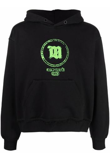 MISBHV logo-print hoodie - Nero
