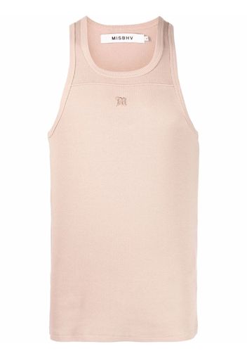 MISBHV The M cotton tank top - Toni neutri