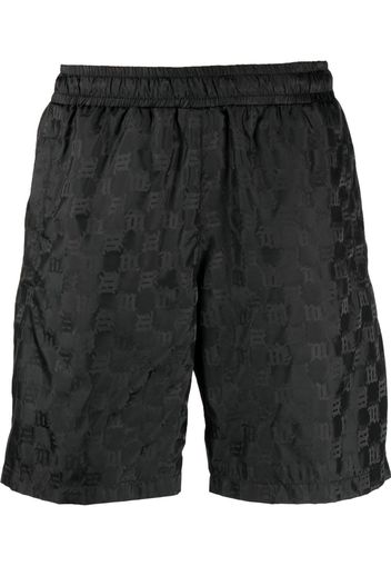 MISBHV logo-print track shorts - Nero