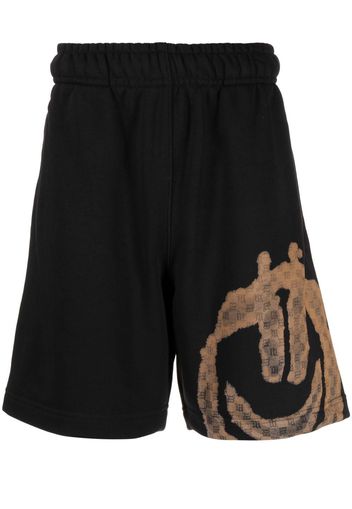 MISBHV monogram-smiley track shorts - Nero