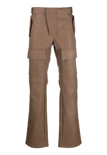 MISBHV straight-leg cargo trousers - Marrone