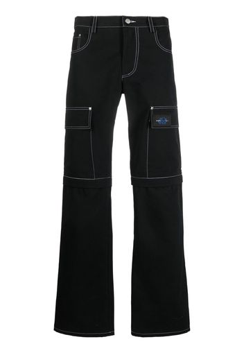 MISBHV straight-leg cargo trousers - Nero
