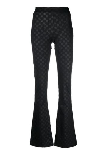 MISBHV flared slim-fit trousers - Nero