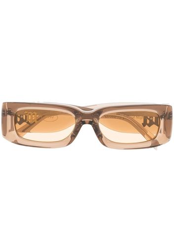 MISBHV rectangle-frame wide-arm sunglasses - Marrone