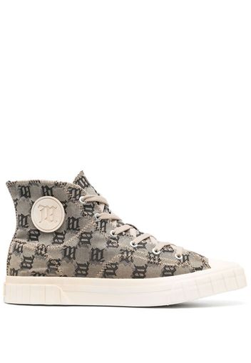 MISBHV monogram high-top sneakers - Toni neutri