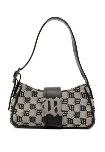 MISBHV logo-pattern print shoulder bag - Toni neutri