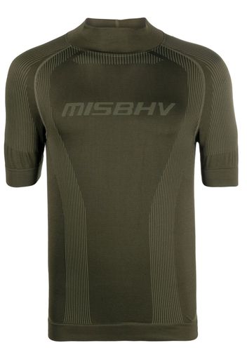 MISBHV logo print fitted top - Verde